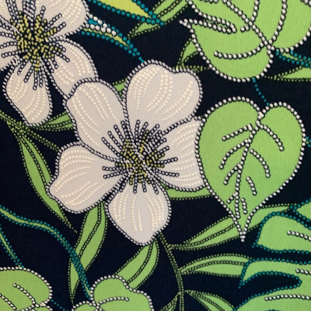 Pretty Ruby Road plus-size 3X Floral Top - Picture 3 of 6